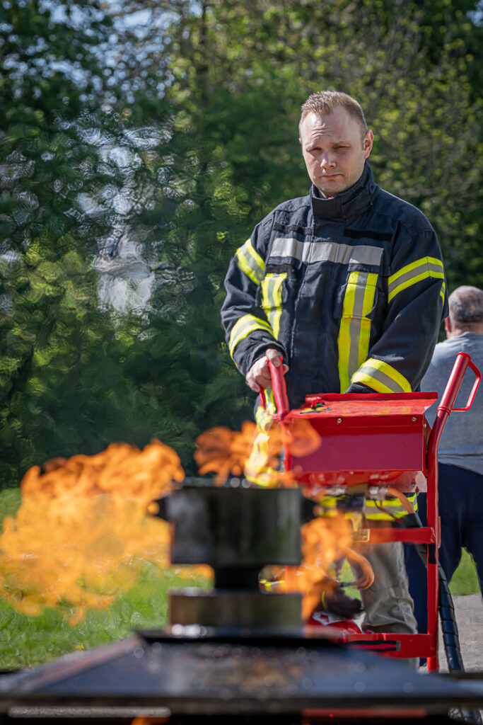 Brandschutzausbildung Fettexplosion in NRW, Bottrop, Essen, Bochum und Essen