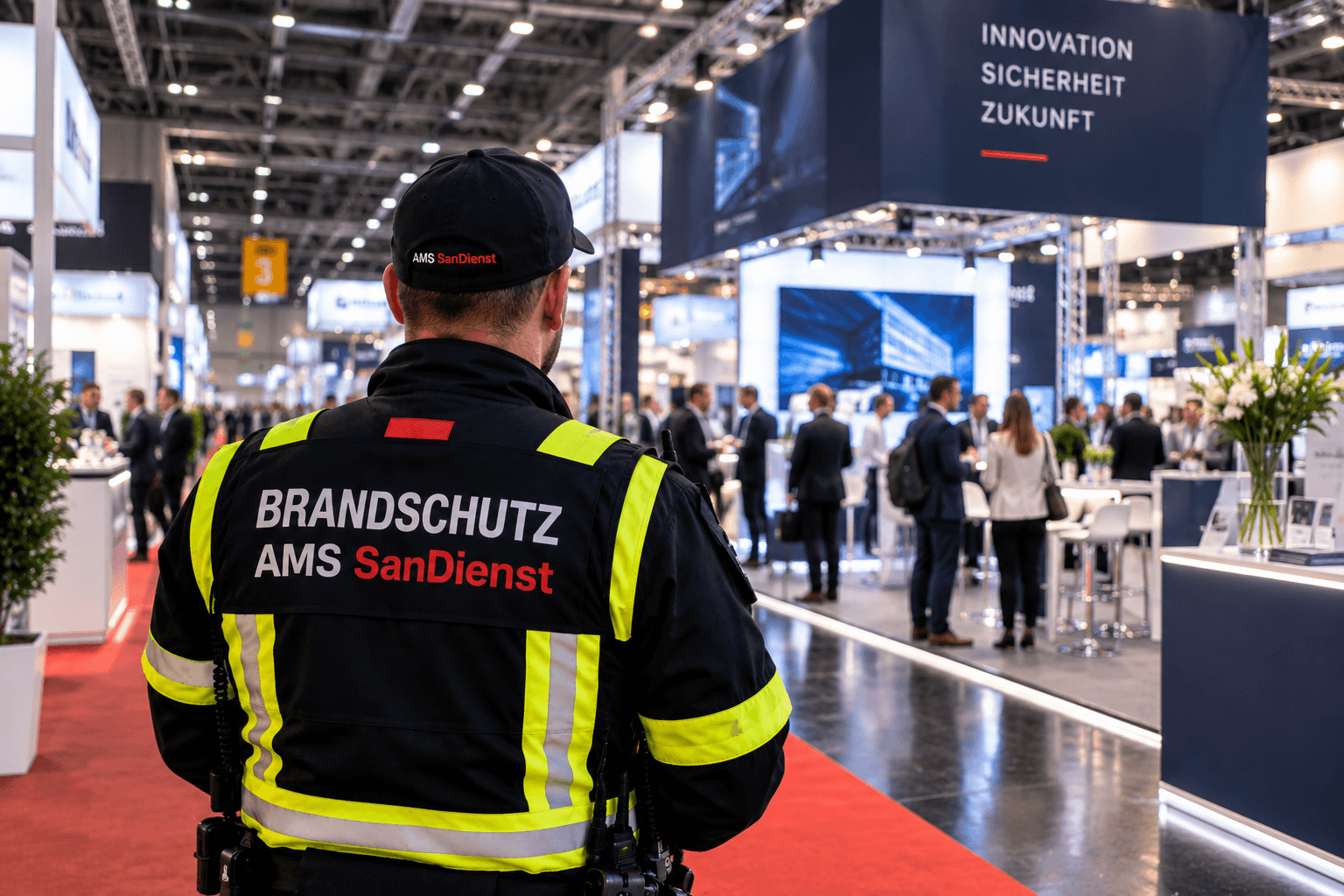 AMS SanDienst Teamaufnahme zur Illustration individueller Einsatzplanung