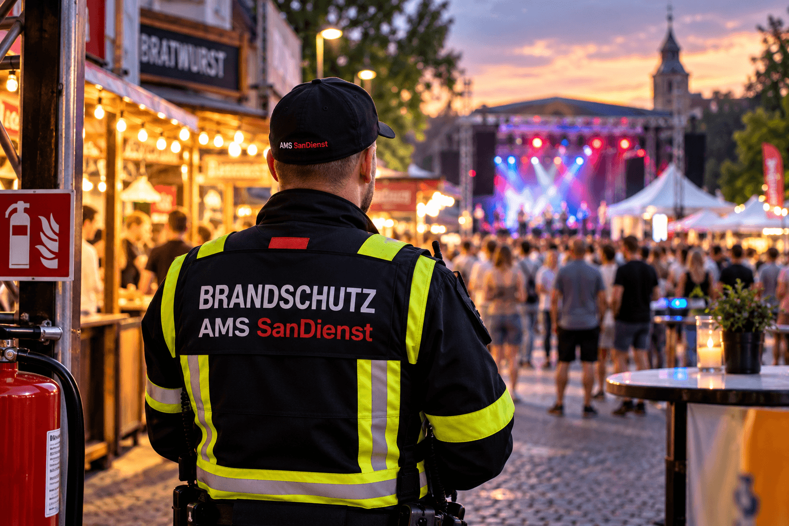 AMS SanDienst bei der Veranstaltungsbetreuung